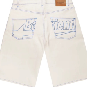 Bad Friend Beige Short Natural Blue