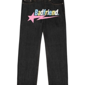 Bad Friend Star Jeans – Multi Pink