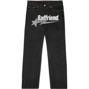 Bad Friend Star Jeans – White