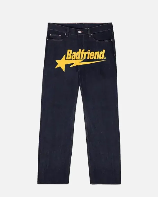 Bad Friend Star Jeans – Yellow