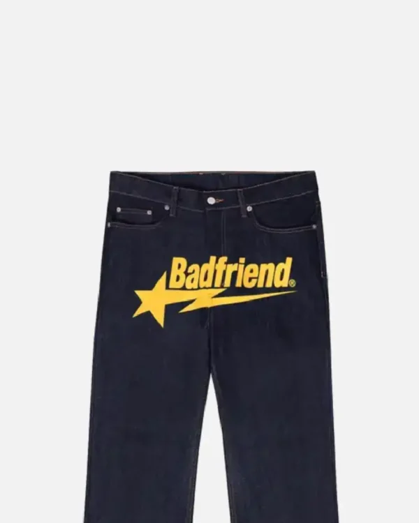 Bad Friend Star Jeans – Yellow